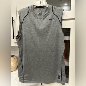 Nike Heather Gray Dri-FIT Athletic Top
